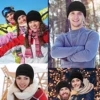 3 Pieces Winter Watch Skull Cap Men Warm Polar Fleece Beanie Hat Thick Windproof Unisex for Outdoor Exercising Helmet Liner 3