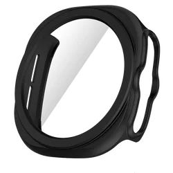 Sturdy Hard PC Case with HD Screen Protector Cover for watch ultra 2 (Original black)