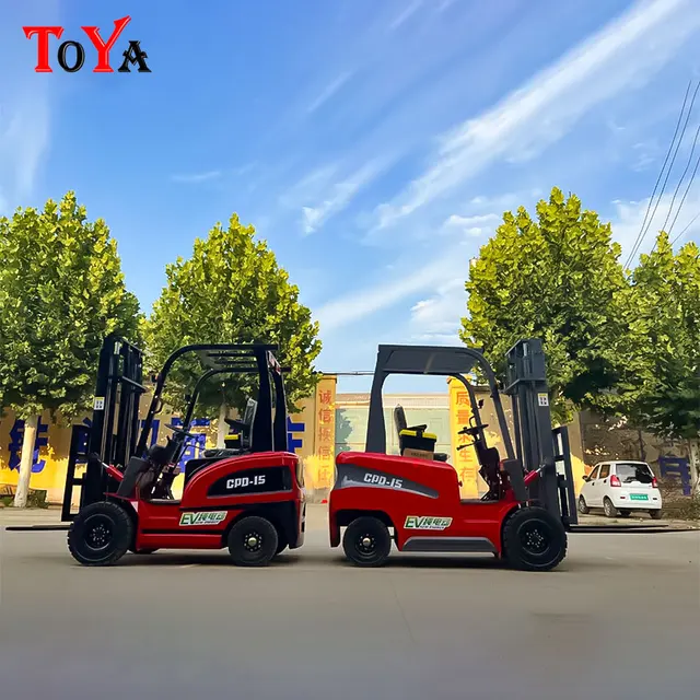 Electric Forklift 1.5-Ton Lithium Battery Lifting and Stacking Truck: Customized Safety and Environmental Protection