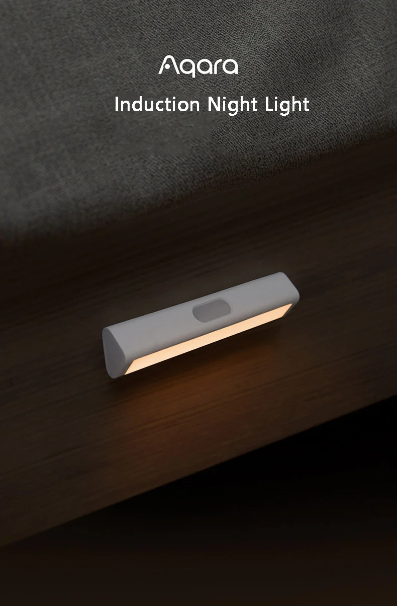 LED Induction Night Light Magnetic Design 2-level Brightness Human Body Sensor 3