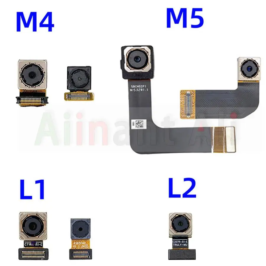 

AiinAnt Big Rear Main Back Camera Flex Cable For Sony Xperia L1 L2 M4 M5 Plus Small Front Camera Flex Phone Parts