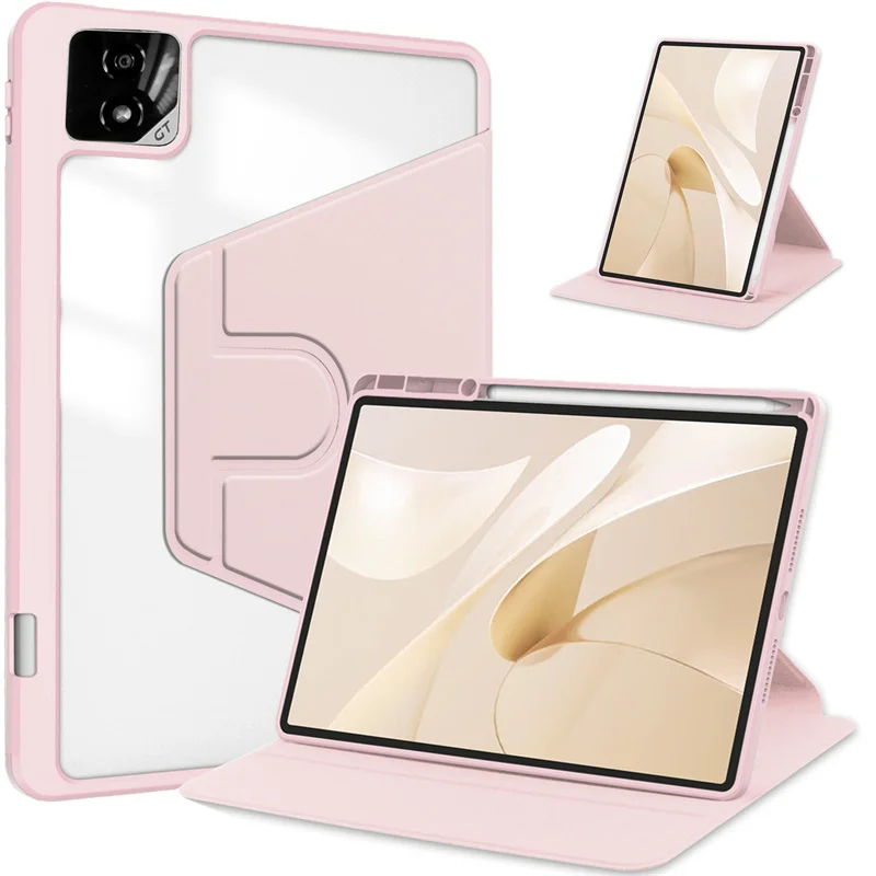 360° Rotation Protective Case with Pencil Holder and Multi-Angle Stand
