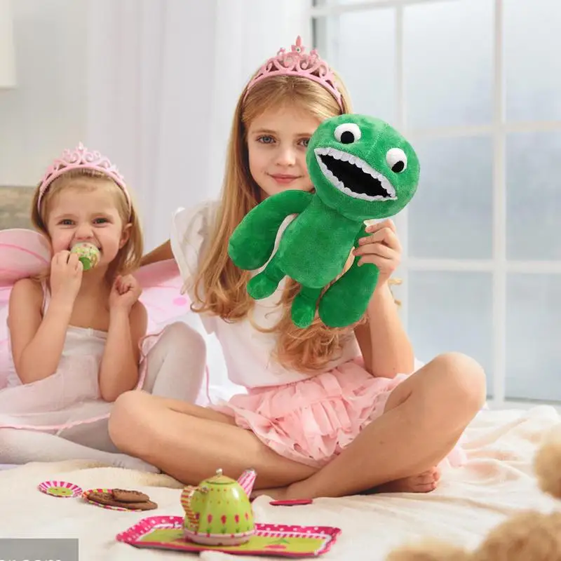 2023 Banban Garden Monster Pelúcia Toy Kids Funny Big Mouth Doll Baby Boys  Girls Brinquedos Crianças Presentes de aniversário populares