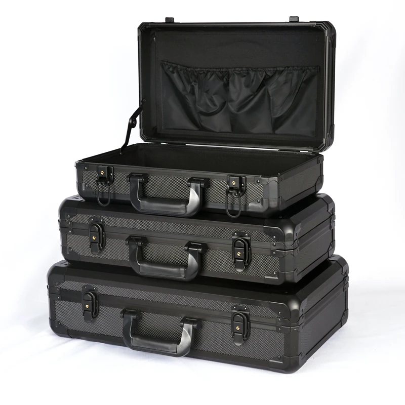 Long Portable Hardware Aluminum Toolbox Instrument Equipment Safety Box Household Fishing Gear Case Multi-functional Suitcase 3
