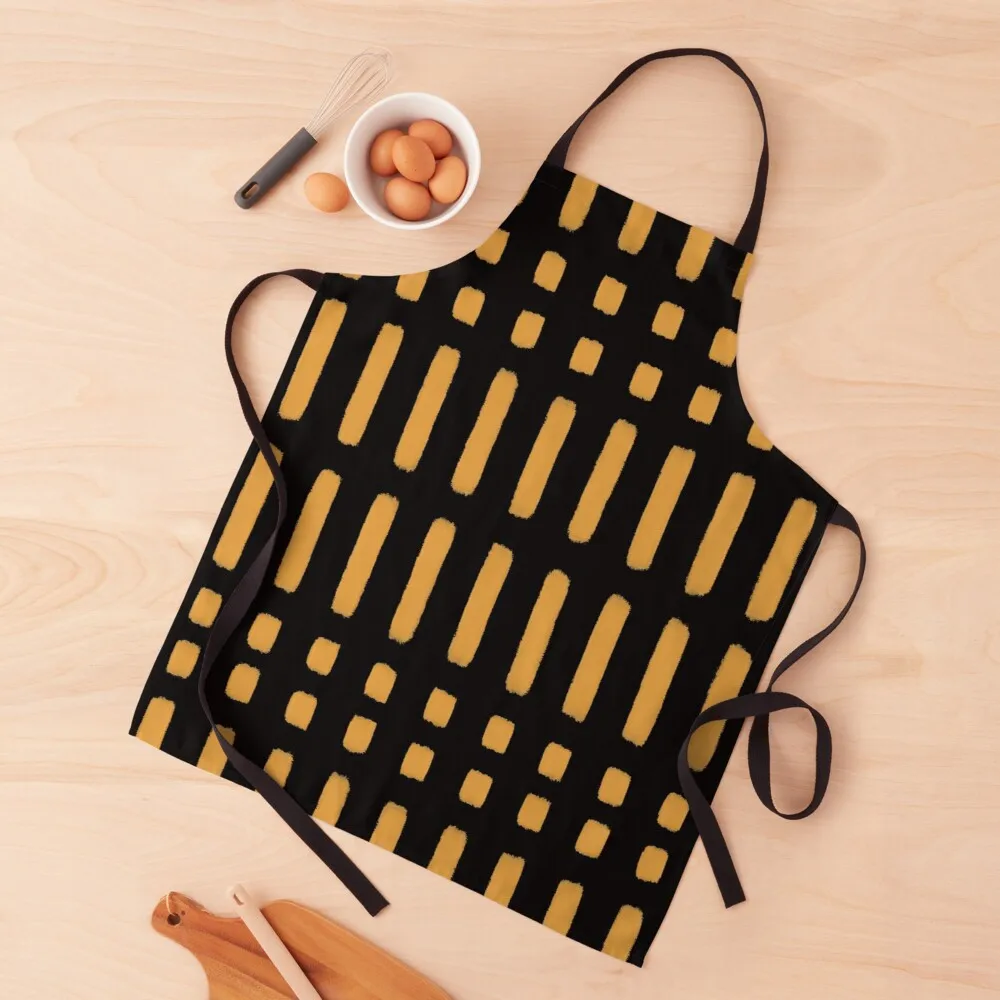 

Stripes and Dots Pattern Apron Apron for girl useful things for home Aprons