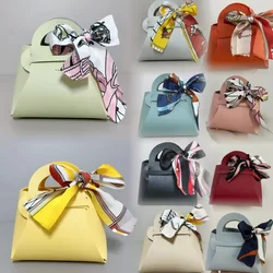 10pcs Wholesale Wedding Gift Bags for Guests Wedding Favour Bag Baby Shower Distributions Bags Goody Candy Packaging Bags