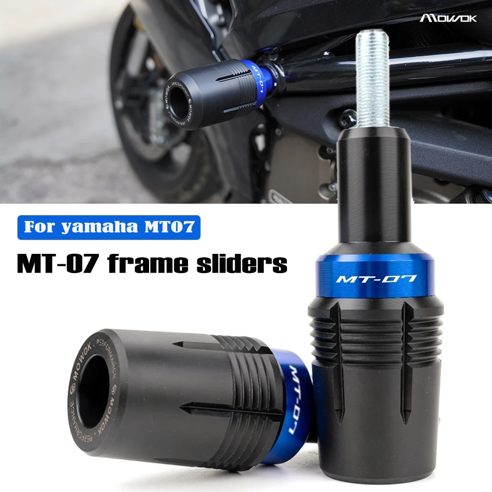 Protecteur de cadre coulissant MT07, pour YAMAHA MT-07 fz07 Tracer 2014 – 2023, accessoires de moto, Protection contre les chutes du moteur