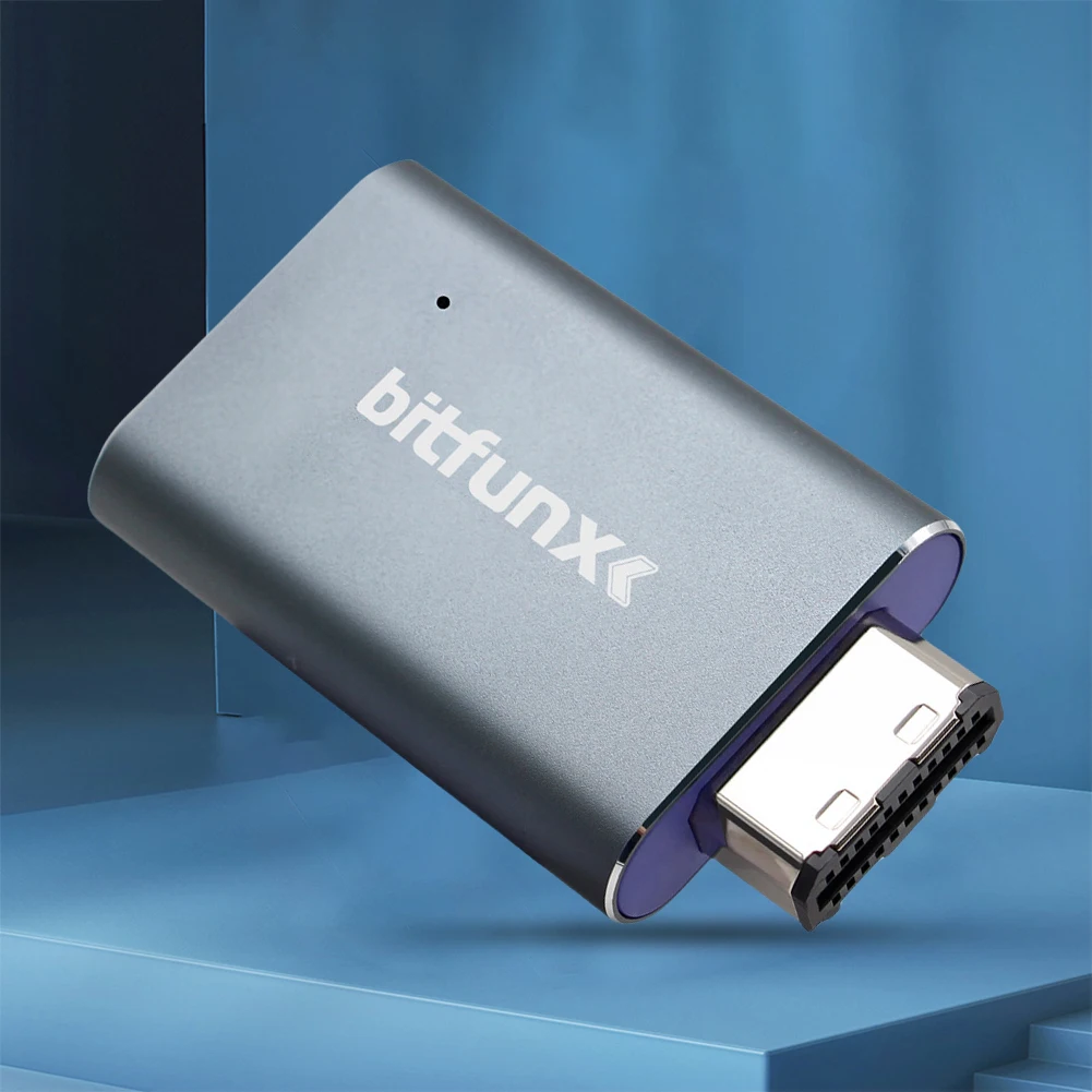 원격 비디오 어댑터가 포함된 HDMI 호환 어댑터 닌텐도 게임큐브 NGC용 디지털-HDMI 호환 금속 변환기