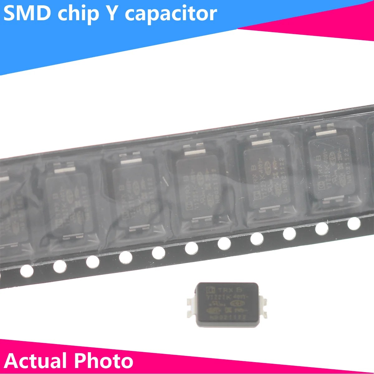 10PCS SMD chip Y capacitor TMY1222 400V 222/102/101/221/331/471/152 300V