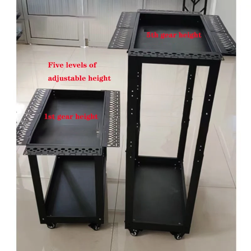 Car Dent Repair Storage Tool Car With Wheels Adjustable Height Belt Hanging Plate Pit Dent Repair Handcart Accessories