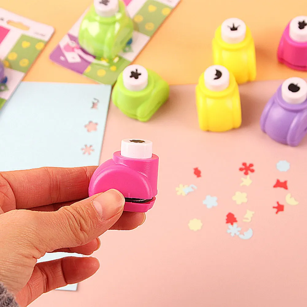 Mini Scrapbook Punches Handmade Cutter Card Craft Calico Printing DIY Flower Paper Craft Punch Hole Puncher Shape