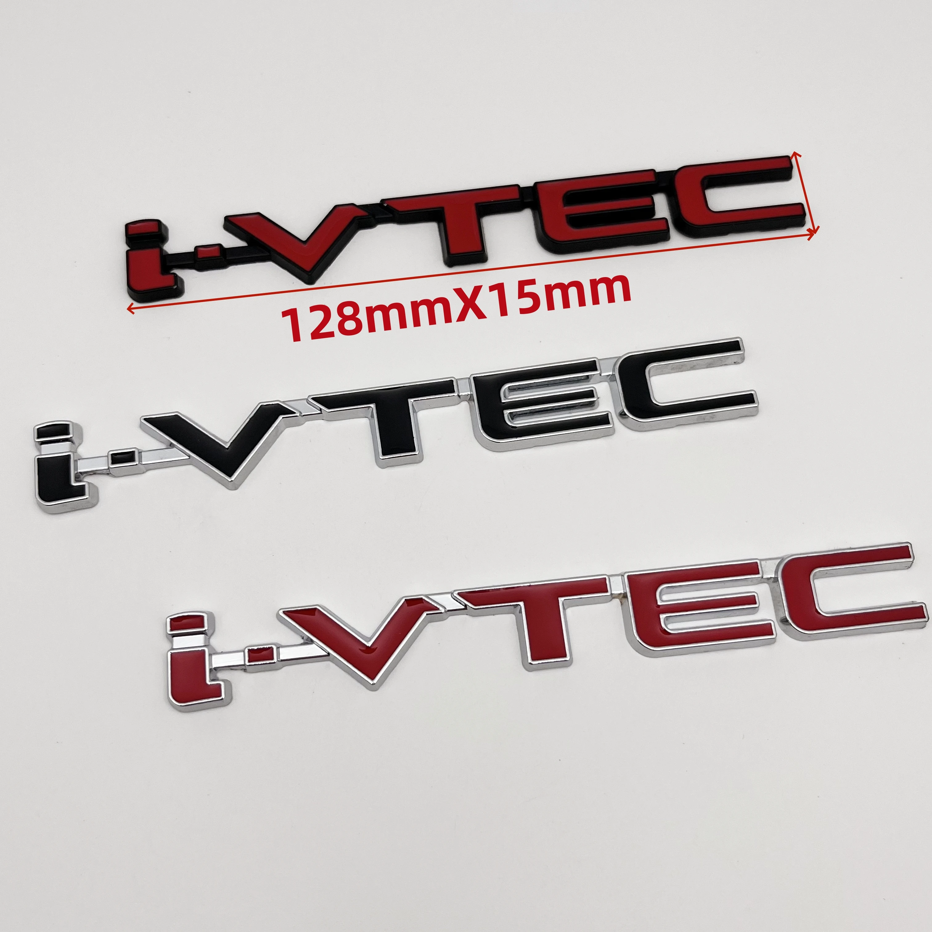 

1pcs i-VTEC Logo 3D Metal Letters Rear Trunk Tailgate Emblem Badge Sticker For Hon-da Civic Accord City Jazz CRV Insight Decals