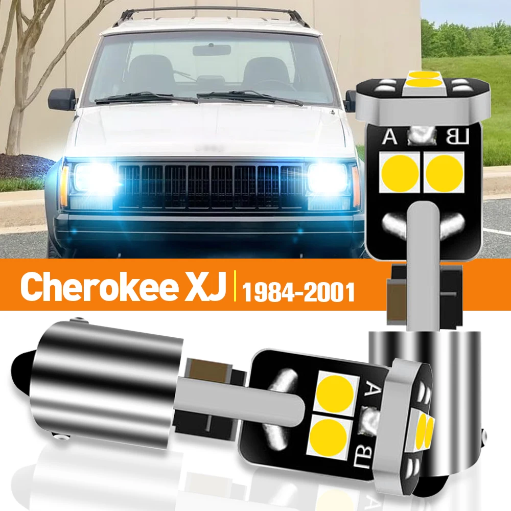 

2pcs LED Parking Clearance Light For Jeep Cherokee XJ 1984-2001 1992 1994 1995 1996 1997 1998 1999 2000 Accessories Canbus Lamp