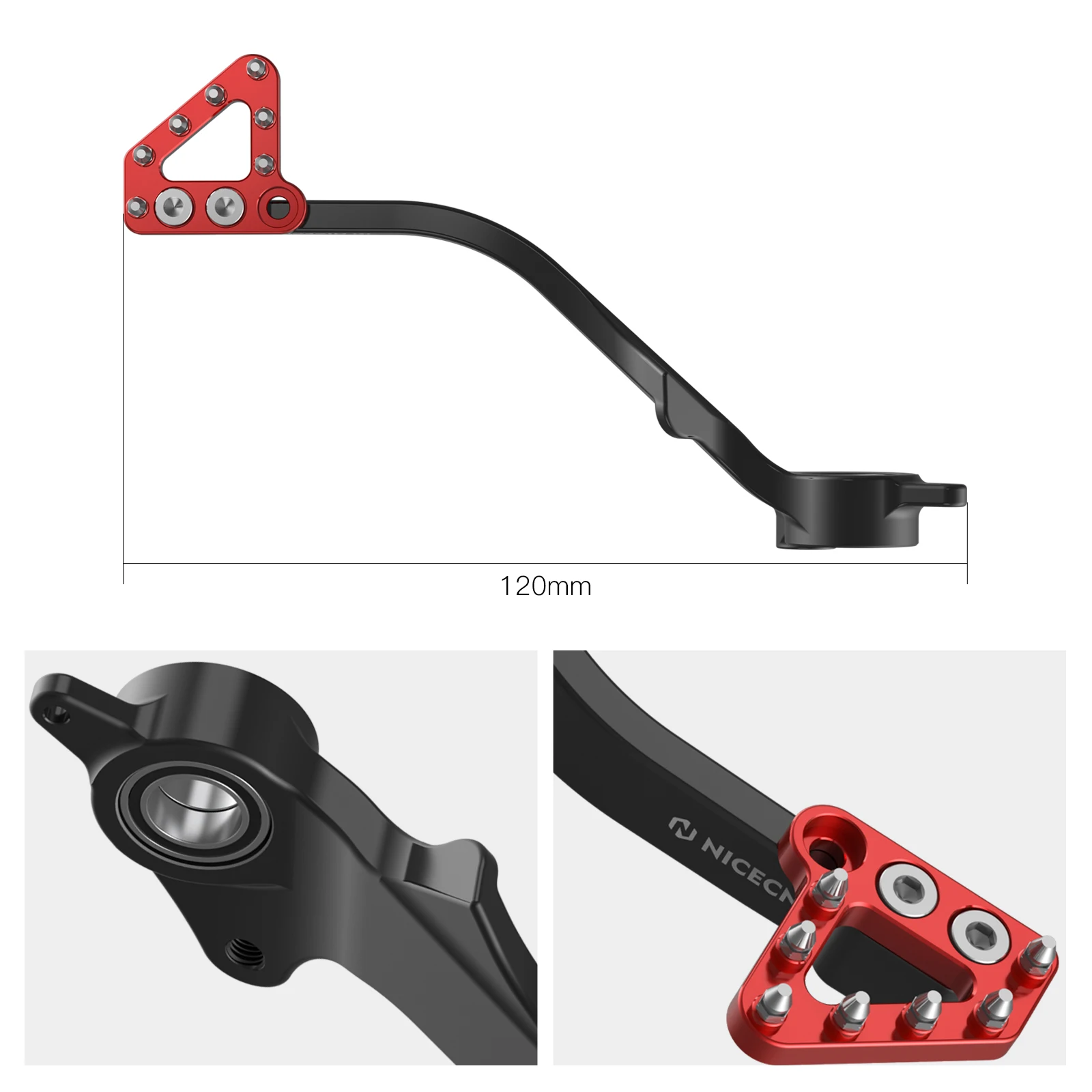 Für Husqvarna 701 Enduro Supermoto 2020-2024 Bremspedalhebel GasGas 700 SM/ES 2022-2024 KTM 690 Enduro R SMC R 2019-2024 – Detail 14