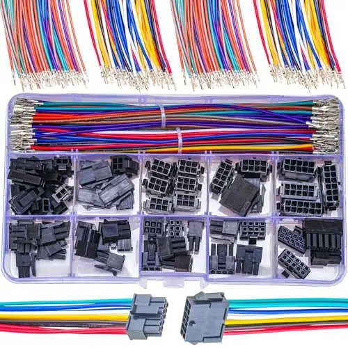 

Комплект коннекторов кабеля MX3.0 3,0 мм, Molex Micro-Fit 3,0 мм Шаг 2*1/2/3/4/5/6-контактный Штекерный разъем (стандартная)