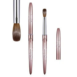 Premium Kolinsky Hair Acrylic Nail Brush with Ergonomic Handle (S007-10)