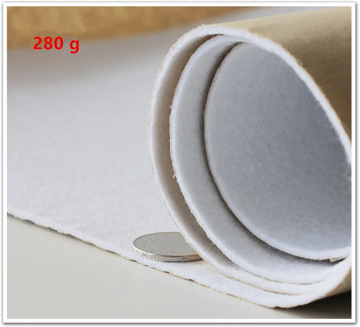 Light 280g Self-Adhesive Interfacing Fabric White Iron-On Non-Woven Fusible  Interfacing for Sewing Hat Shaped Interlayer Materia - AliExpress