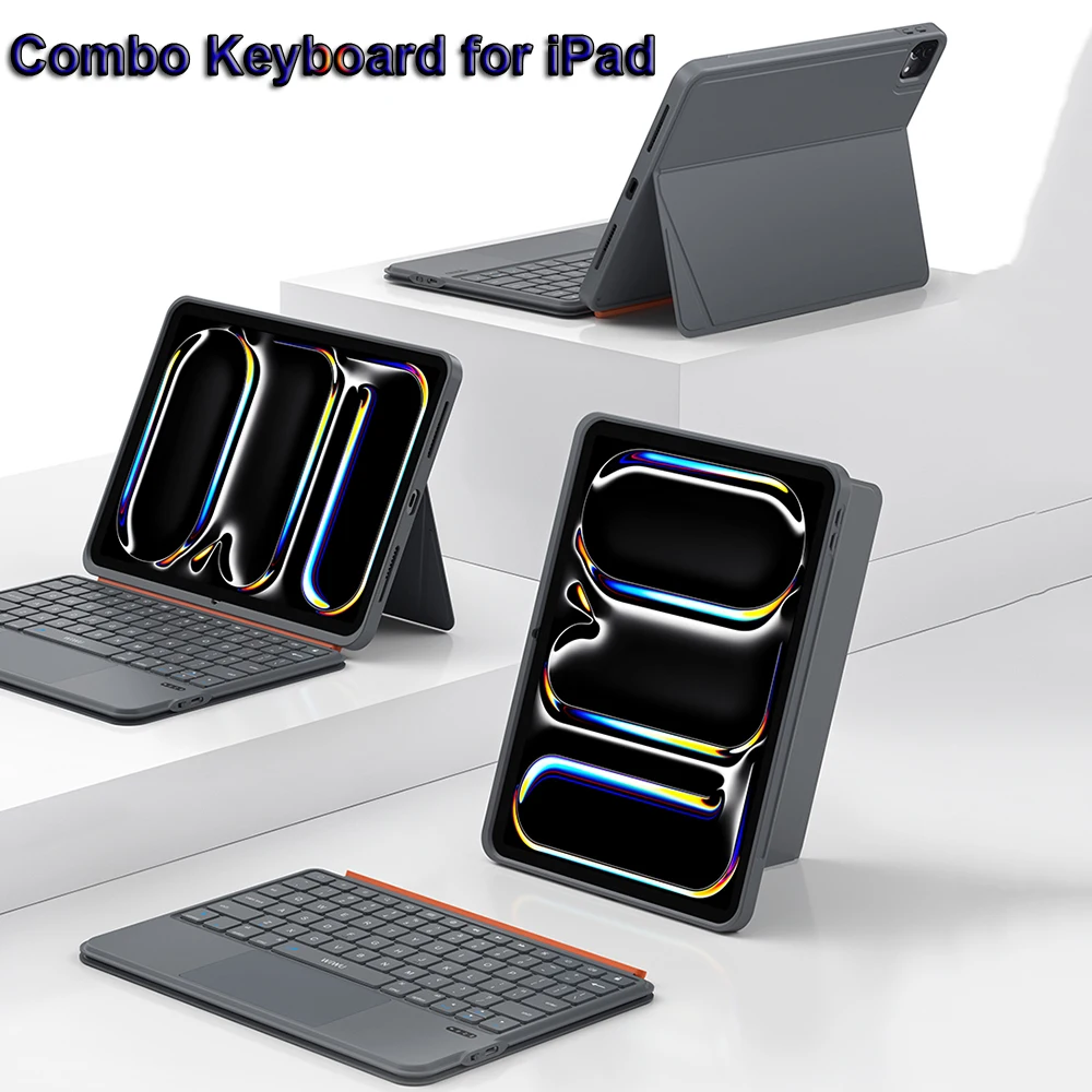 WiWU Bluetooth Keyboard Detachable Lightweight Wireless for iPad Air 13 11 iPad Pro 13 12.9 wireless keyboard wireless keyboard mouse tablet keyboard ipad keyboard tablet keyboard case bluetooth keyboard case