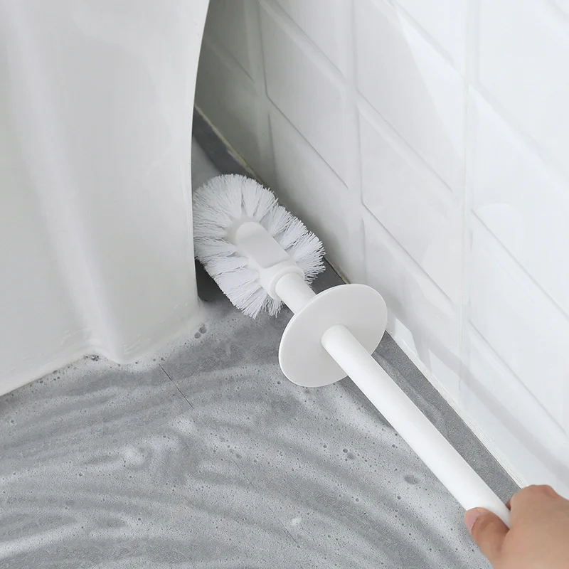 Long-Handle-Toilet-Brush-Set-Modern-Bathroom-Cleaning-Brush-Floor-Stand-Corner-Clean-Tool-With-Holder.jpg Hosszú Fogantyú Wc -Kefe Készlet Modern Fürdőszoba Tisztító Kefe Padló Állvány Tiszta Szerszám Tartó Fürdőszobával Kiegészítők - Image 3