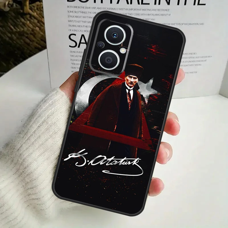 Фото Турция Mustafa Kemal Ataturk чехол для OPPO Reno 8 7 6 5 4 Lite 8T 5Z 4Z 10 11F OPPO Find X5 X6 Pro X2 Neo X3 Lite Cover №2
