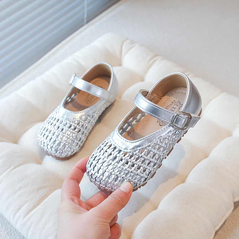 여름 패션 편안한 최고의 아동화 통기성 좋은 메리제인 버클 소프트 솔 캐주얼 비치 파티 슈즈 (여아용)