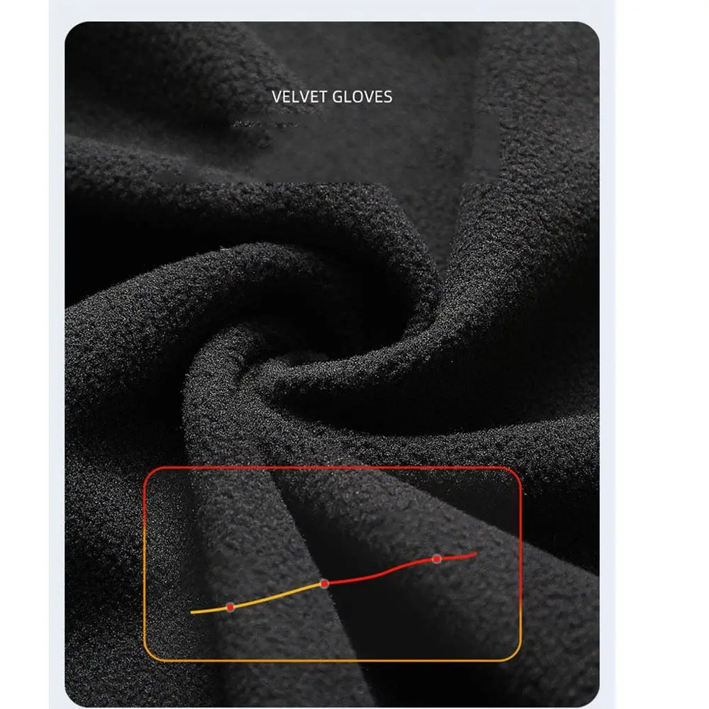 Non-slip Winter Children Bicycle Riding Gloves Full-finger Non-Slip Kids Warm Gloves Touch Screen Cold Wingproof