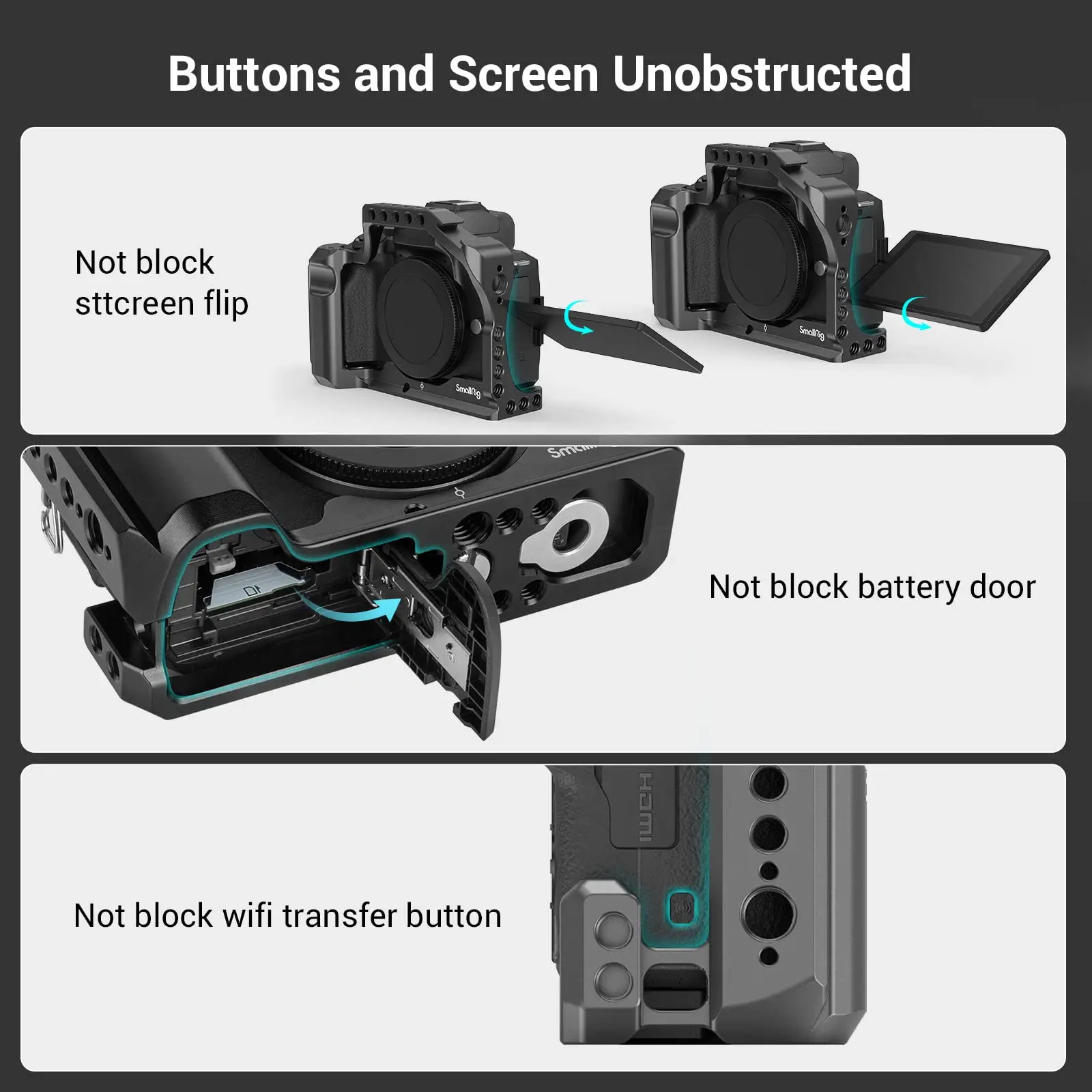 Tripod Rig Canon M50 UURIG RIG CAGE STABILIZER HAND GRIP KAMERA