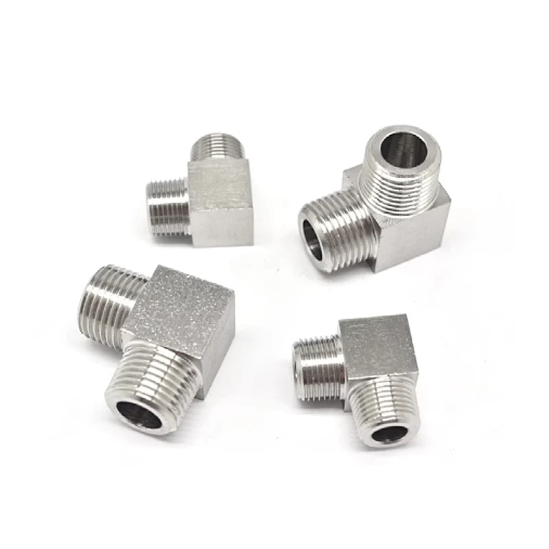 1 PC High Presssue 1/8" 1/4" 3/8" 1/2" 3/4" 1" Female Male Elbow Angle 90 Degree Coupler 304 Stainless Pipe Fitting Water Gas pipe fitting,water pipe fitting,hose pipe fitting