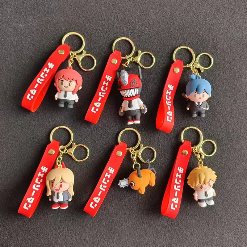 Anime-Inspired Chainsaw Man Keychain Pendant Toy Accessory