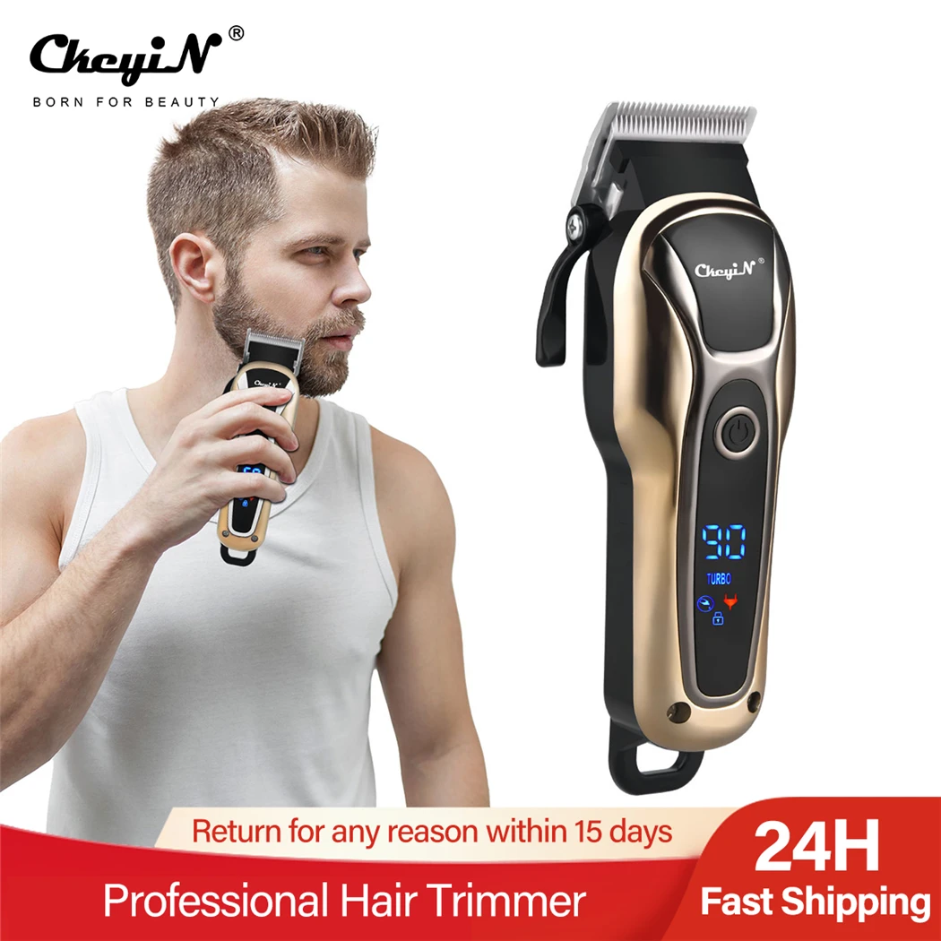 Professional Hair Trimmer Electric Hair Clipper Led Display Hair Cutting  Machine Cord Cordless Dual Use Barber Razor Hairdresser - Hair Trimmers -  AliExpress