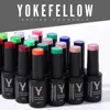 6pcs/set YOKEFELLOW 10ML Gel Nail Polish Kit Soak Off UV LED Nails Varnish Set Semi Permanent Nude Color Nail Art Gels Lacquer 6