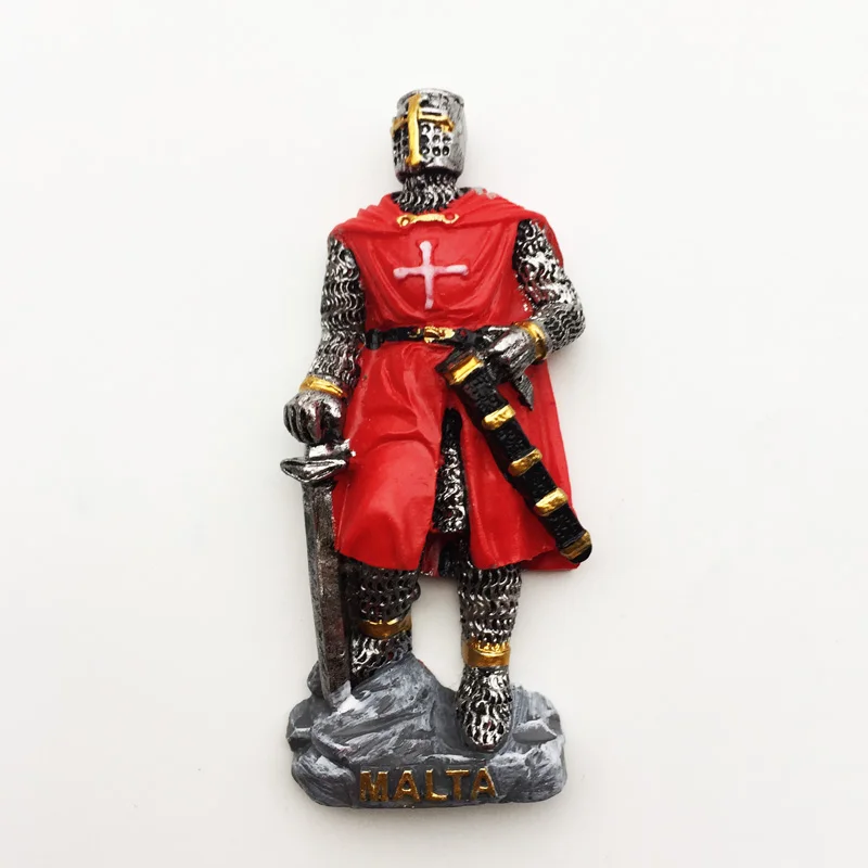 

Fridge Magnet New Maltese Soldier Shaped Crafts Creative Cultural Landscape Decoration Message Stickers Tourism Souvenir