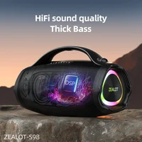ZEALOT-S98 160W Portable Bluetooth Speaker High Volume Waterproof 36000mAh Wireless TWS Subwoofer Suporrt USB/TF/AUX RGB light - Image 4