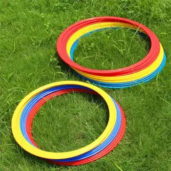 1PC 30cm Anello di allenamento per agilità Accessori per giochi sportivi all'aria aperta Esercizio fisico multi-dimensione - Cerchi per saltare Bambini Adulti Yoga