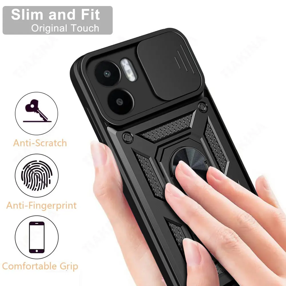 QIYIN Cover per Xiaomi Redmi A1/Xiaomi Redmi A2, Cabina Silicone