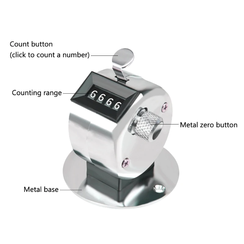 Portable 4 Digit Number Handheld Tally Counter Mini Mechanical Digital Counting Hand Click Golf Clicker hand tally counter,electronic counter