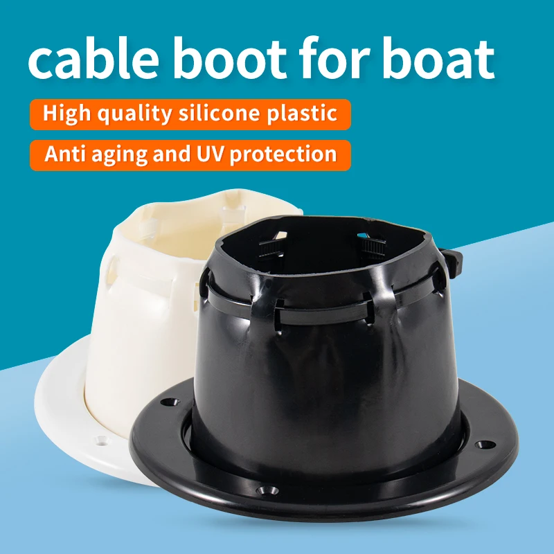 BoatRiggingWireHarnessSteeringThrottleShiftCableBoot100mm4inchYachtMarineBoat