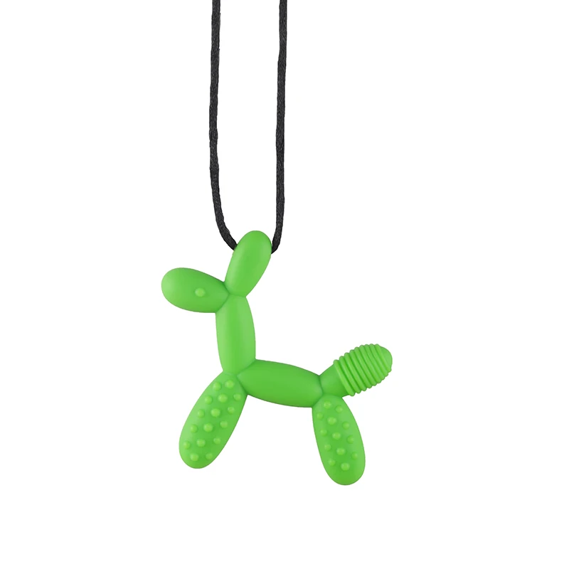 Baby Teethers Doggy Shape Teething Pendant Food Grade Puppy Dog Sensory Toy for Toddler Kids Chew teething toys silicone teething toys baby teething toys silicone teether