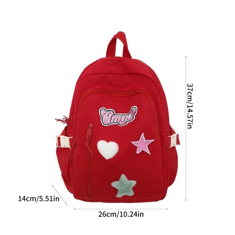 Trendy Shoulder Bag with Ample Space Backpack Daypack for Books and Laptops