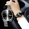ORUSS Hot Brand Men's Watch High Quality Stainless Steel 30M Waterproof Luminous Pointer Week Calendar Man Original Quartz Watch 1