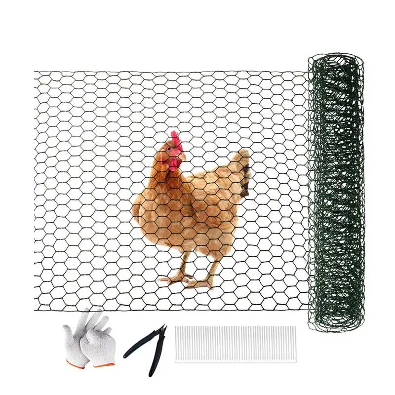 

Galvanized Hexagonal Wire Mesh Poultry Breeding Protective Net Metal Netting Durable Protection Multipurpose Chicken Wire Net