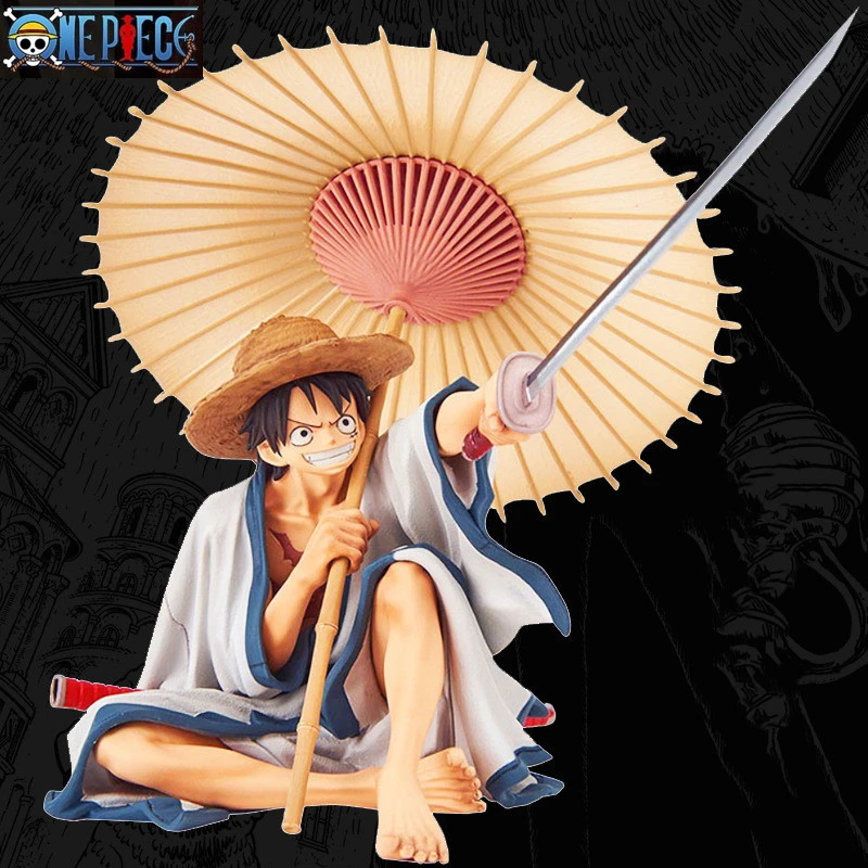 luffy umbrella figure