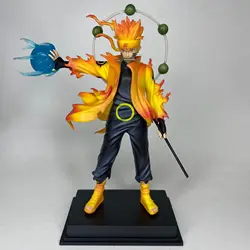 Hokage AK Naruto Six Paths Uzumaki Handmade Sculpture: Immortal Mode Spiral Maru Standing Posture (No box)
