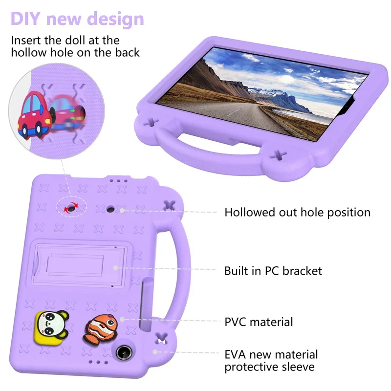 Children's Cute EVA Foam Shockproof Tablet Case - Portable and Durable Cover