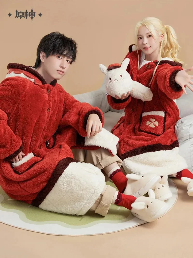 

MiHoYo Official Klee Pajamas Game Genshin Impact Klee Theme Impression Series Home Nightgown Slippers Doujin Klee Gifts Hot