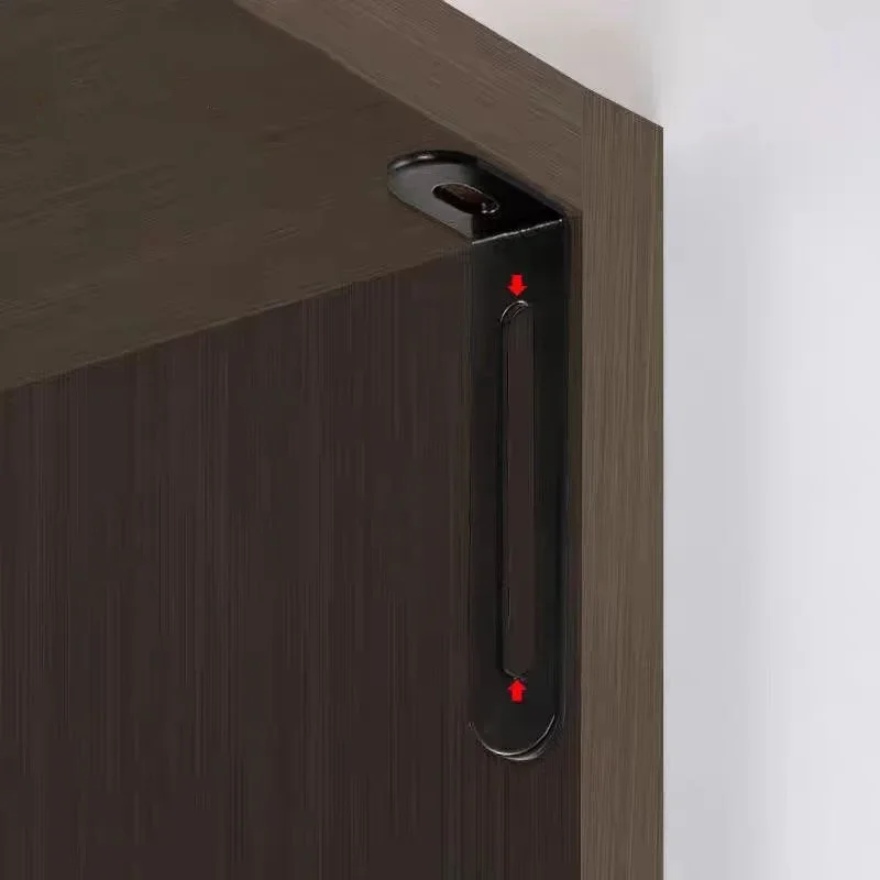 14pcs long hole corner code L-shaped bracket fixed wooden furniture connection piece accessories 90 degree right angle bracket stainless steel angle bracket furniture hardware angle bracket angled furniture hardware angle connector