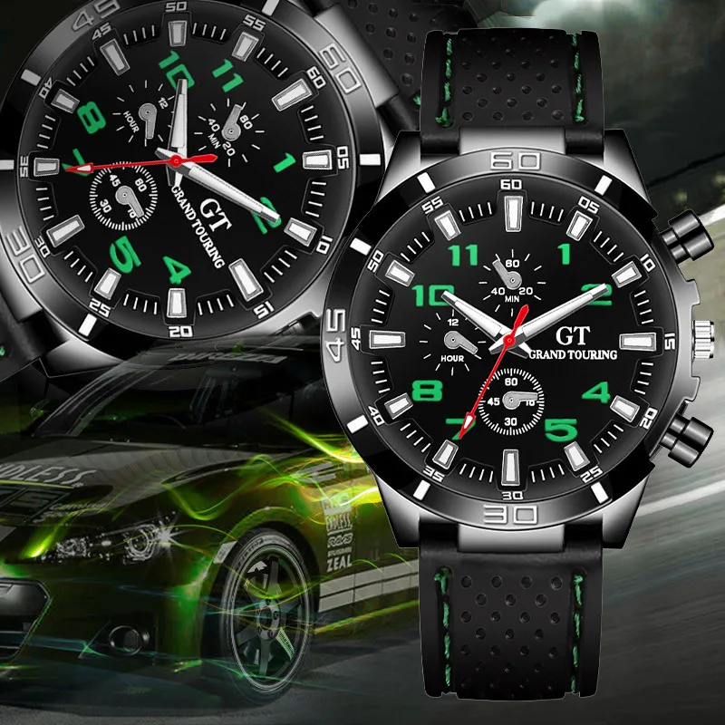

New Men Luxury Watches For Men Sports Racing Quartz Watch Students Silicone Military Wrist Watches Relogio Masculino Hot Clock