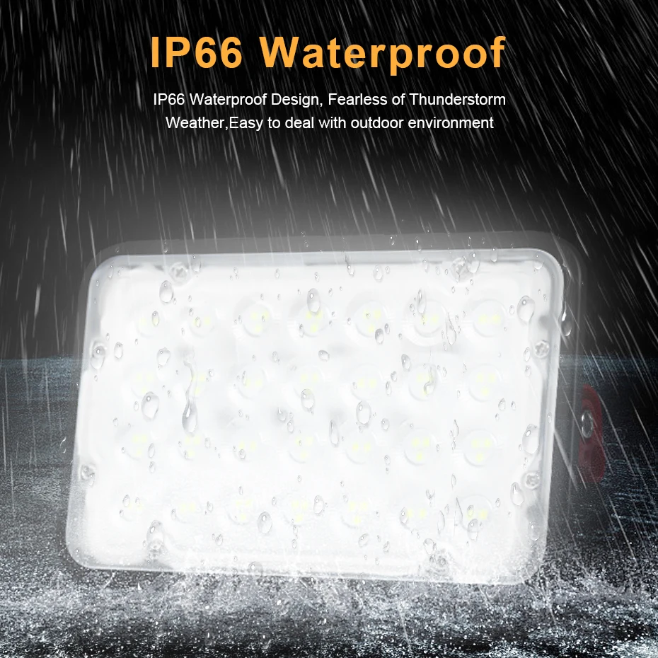 야외 방수 LED 투광 조명, 정원 조명 장 스포트라이트, IP66 투광 조명, SMD2835, 220V, 50W, 100W, 200W, 400W
