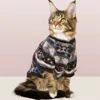 Plush Cat Dog Hoodies Thicken Pet Sweaters Autumn Winter Cat Puppy Clothes for Small Dogs Cats Kitten Pullovers Sphynx Clothing 3