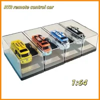 New Product Ldarc Reddian V64 Independent Servo Rtr Remote Control Car 1:64 Mini Miniature Simulation Rc Model Bread Racing Car 1